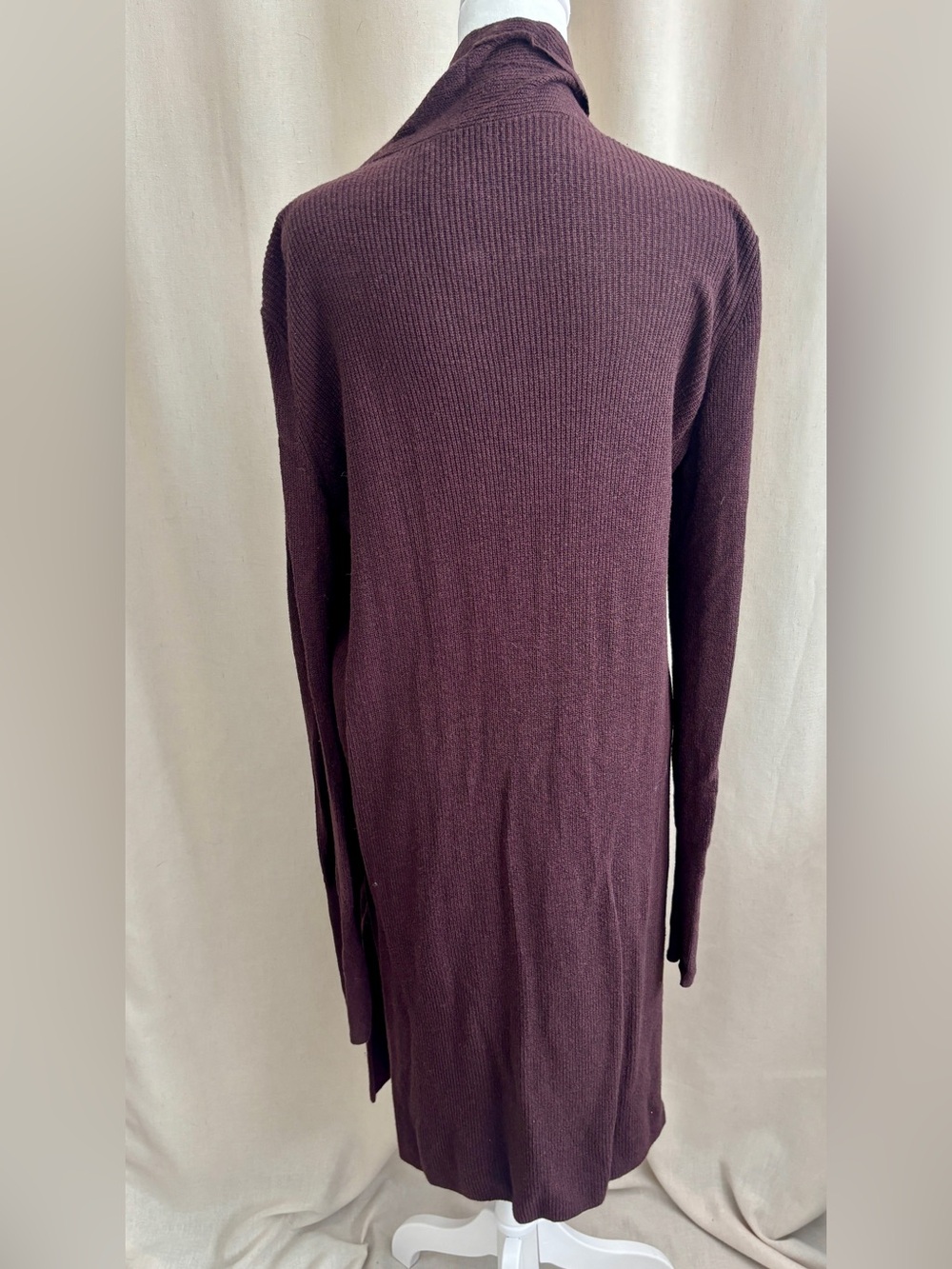 Leith Long Ribbed Cardigan — Size M - Picture 2 of 2